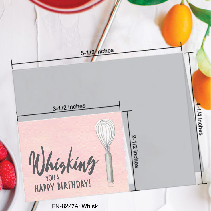 Whisk, Greeting Card (8227A), Enclosure, www.printedcanvas.com