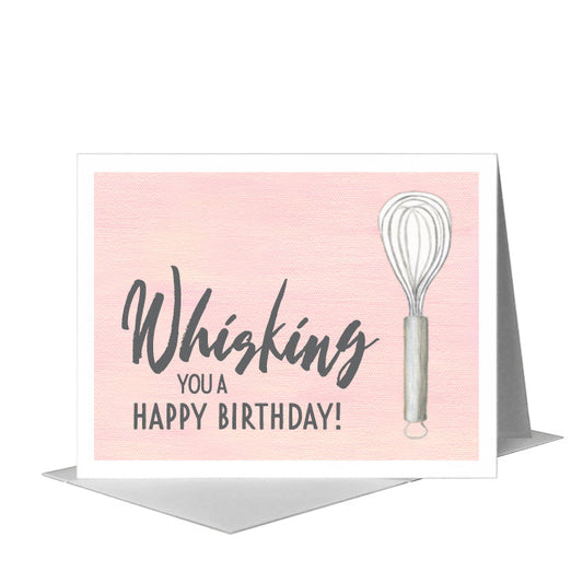 Whisk, Greeting Card (#8227A) A2 Card Front, www.printedcanvas.com