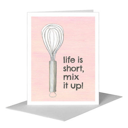 Whisk, Greeting Card (#8227B), A2 Card Front, www.printedcanvas.com