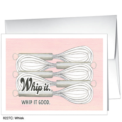 Whisk, Greeting Card (#8227C), A2 Card Front, www.printedcanvas.com