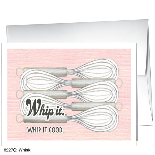 Whisk, Greeting Card (#8227C), A2 Card Front, www.printedcanvas.com