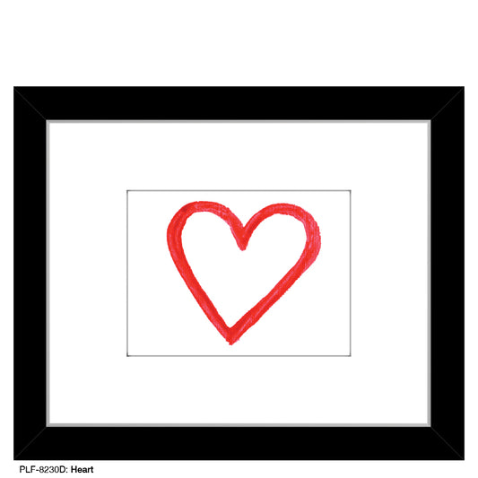 Heart, Print (#8230D)