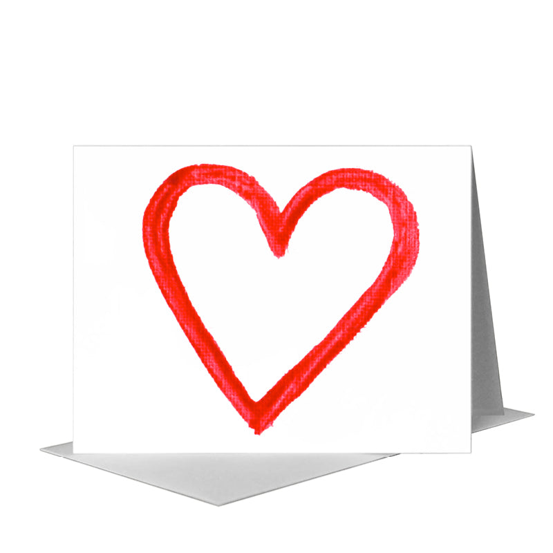 Heart, Greeting Card (#8230D), A2 Card Front, www.printedcanvas.com