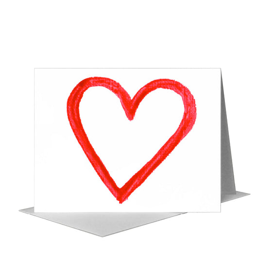 Heart, Greeting Card (#8230D) A2 Card Front, www.printedcanvas.com