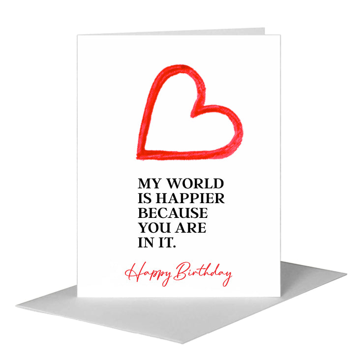 Heart, Greeting Card (#8230E), A2 Card Front, www.printedcanvas.com
