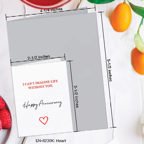 Heart, Greeting Card (8230K), Enclosure, www.printedcanvas.com