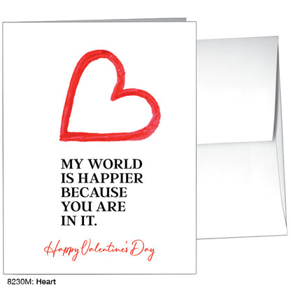 Heart, Greeting Card (#8230M)