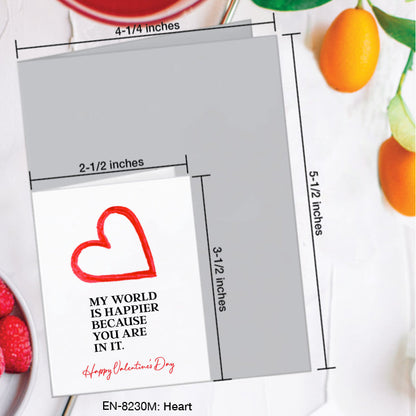 Heart, Greeting Card (#8230M)