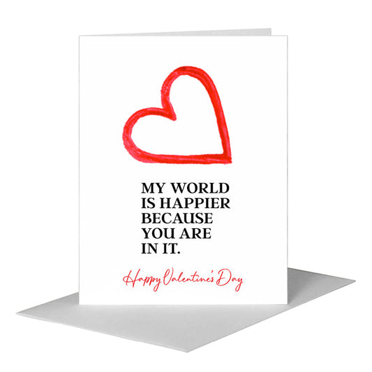 Heart, Greeting Card (#8230M) A2 Card Front, www.printedcanvas.com
