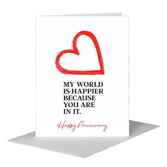 Heart, Greeting Card (#8230N) A2 Card Front, www.printedcanvas.com