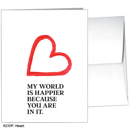 Heart, Greeting Card (#8230P)