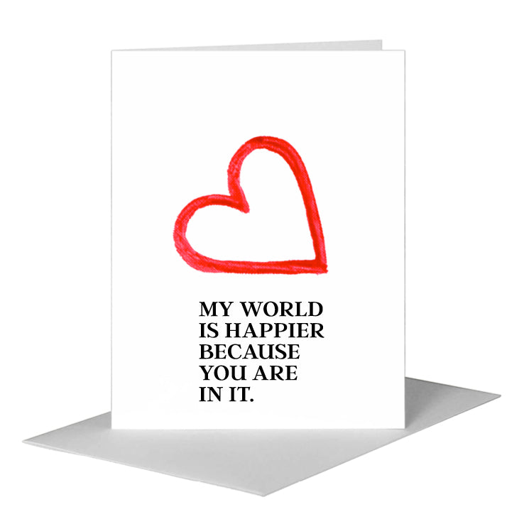 Heart, Greeting Card (#8230P) A2 Card Front, www.printedcanvas.com