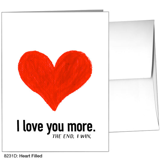 Heart Filled, Greeting Card (8231D)