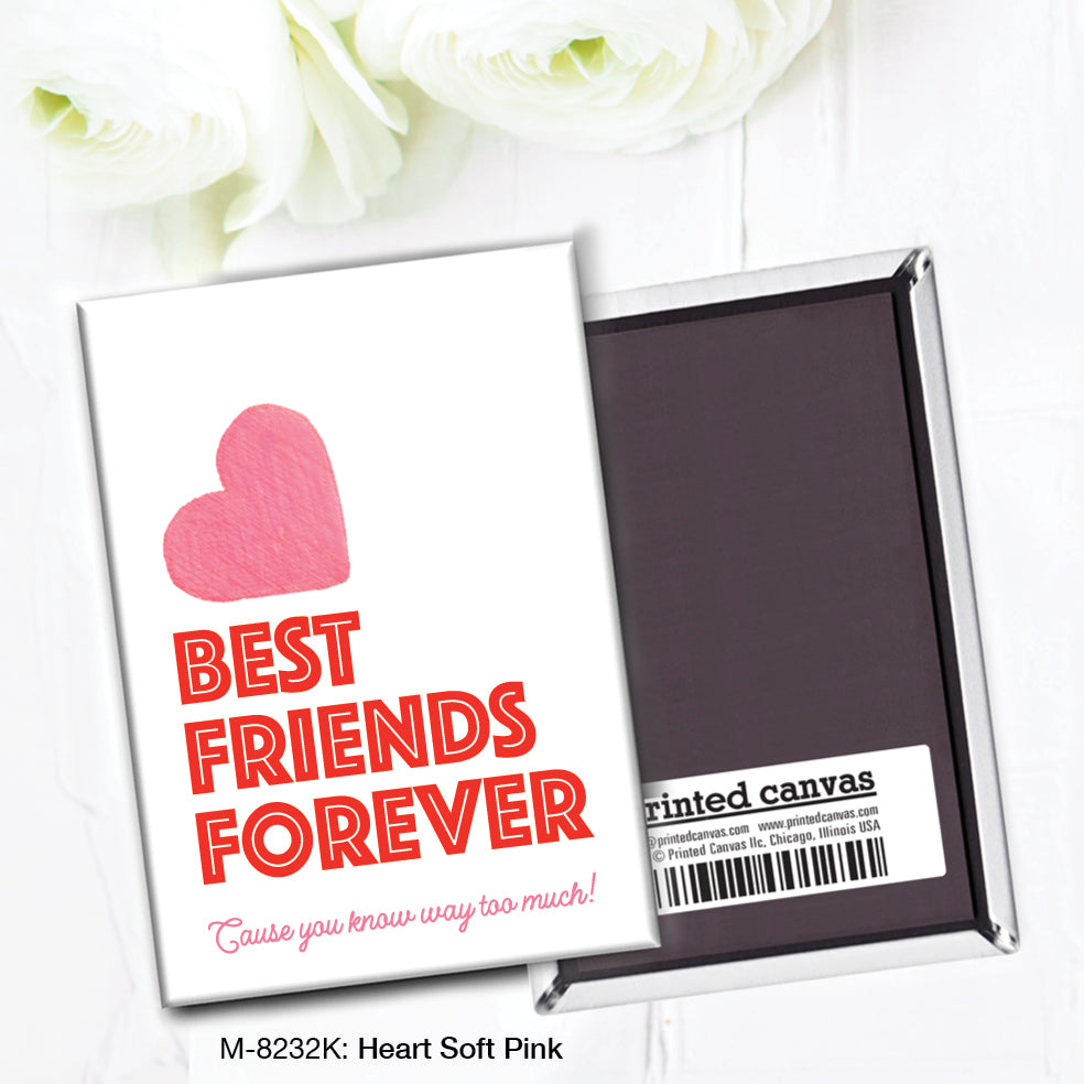 Heart Soft Pink, Magnet (M-8232K)