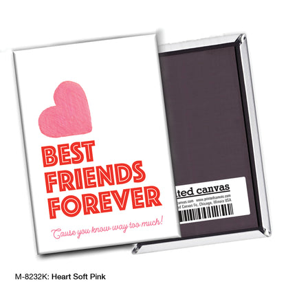 Heart Soft Pink, Magnet (M-8232K)