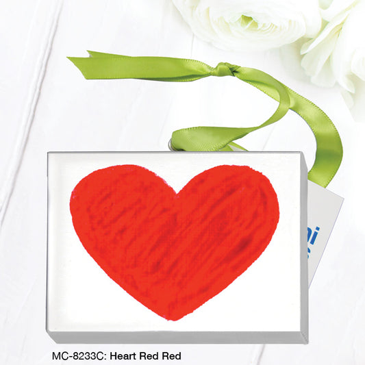 Heart Red Red, Mini Canvas (MC-8233C), Front, printedcanvas.com