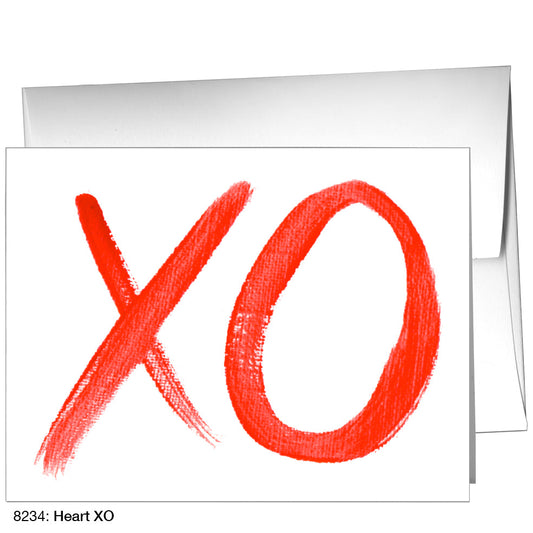 Heart XO, Greeting Card (8234)