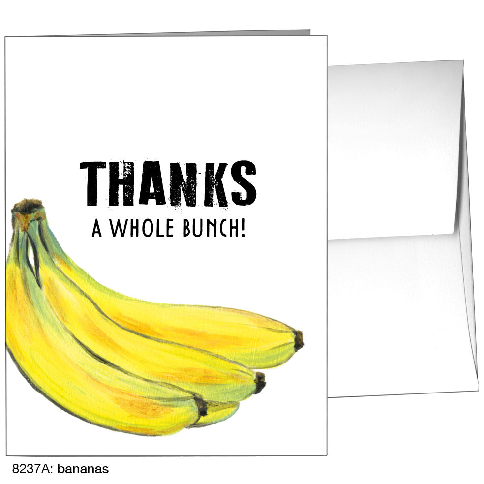 Bananas, Greeting Card (8237A), A2, printedcanvas.com