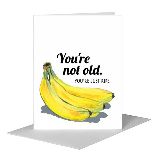 Bananas, Greeting Card (#8237EA) A2 Card Front, www.printedcanvas.com