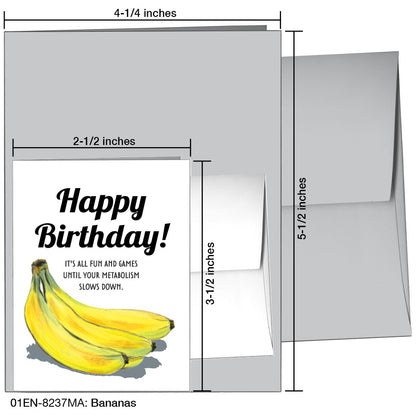 Bananas, Greeting Card (8237MA)