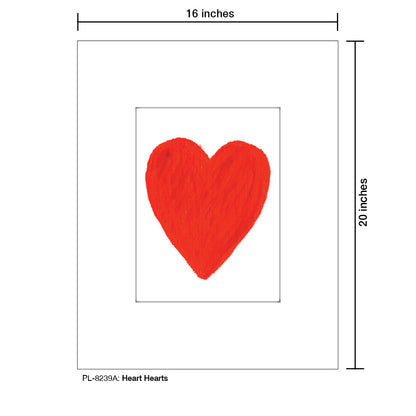 Heart Hearts, Print (#8239A)