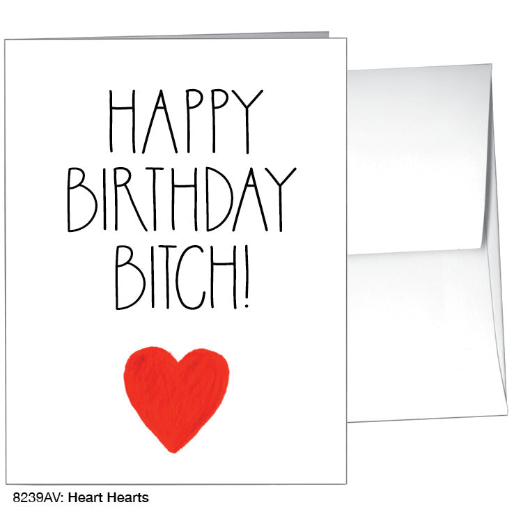 Heart Hearts, Greeting Card (8239AV), A2, printedcanvas.com