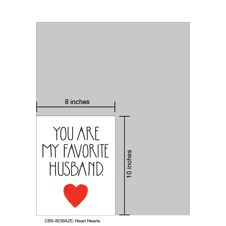 Heart Hearts, Card Board (8239AZE), 8x10 Poster Board, www.printedcanvas.com