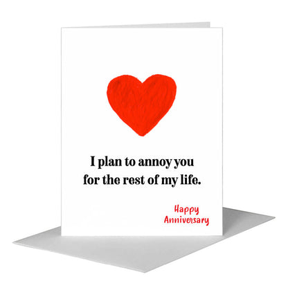 Heart Hearts, Greeting Card (#8239C) A2 Card Front, www.printedcanvas.com