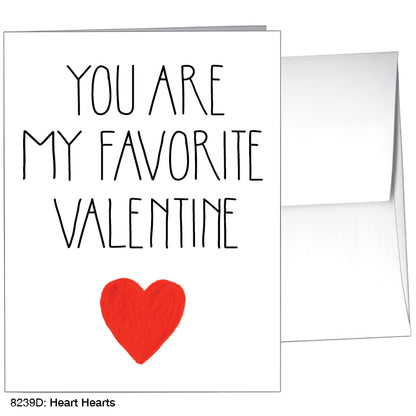 Heart Hearts, Greeting Card (#8239D), A2 Card, www.printedcanvas.com