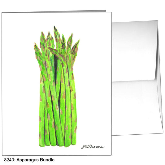 Asparagus Bundle, Greeting Card (8240A), A2 Card Front, www.printedcanvas.com