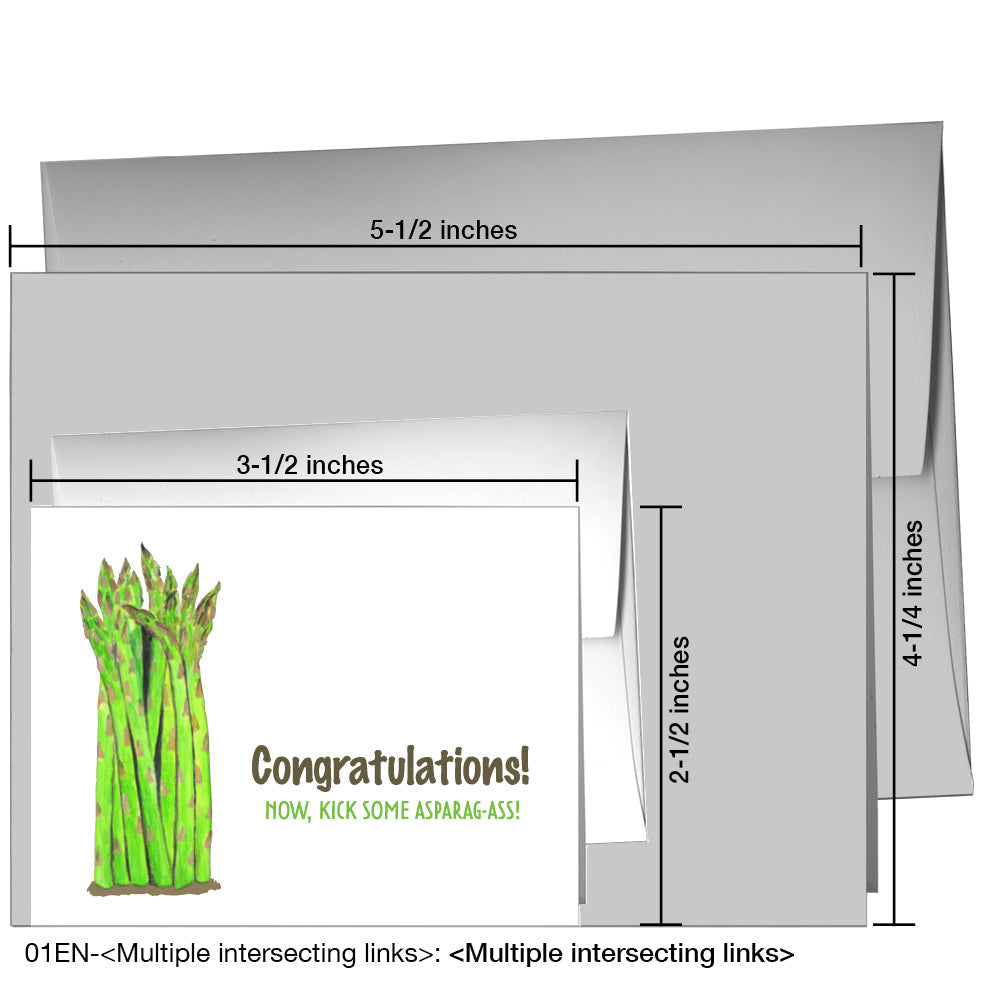 Asparagus Bundle, Greeting Card (8240B), Enclosure, printedcanvas.com