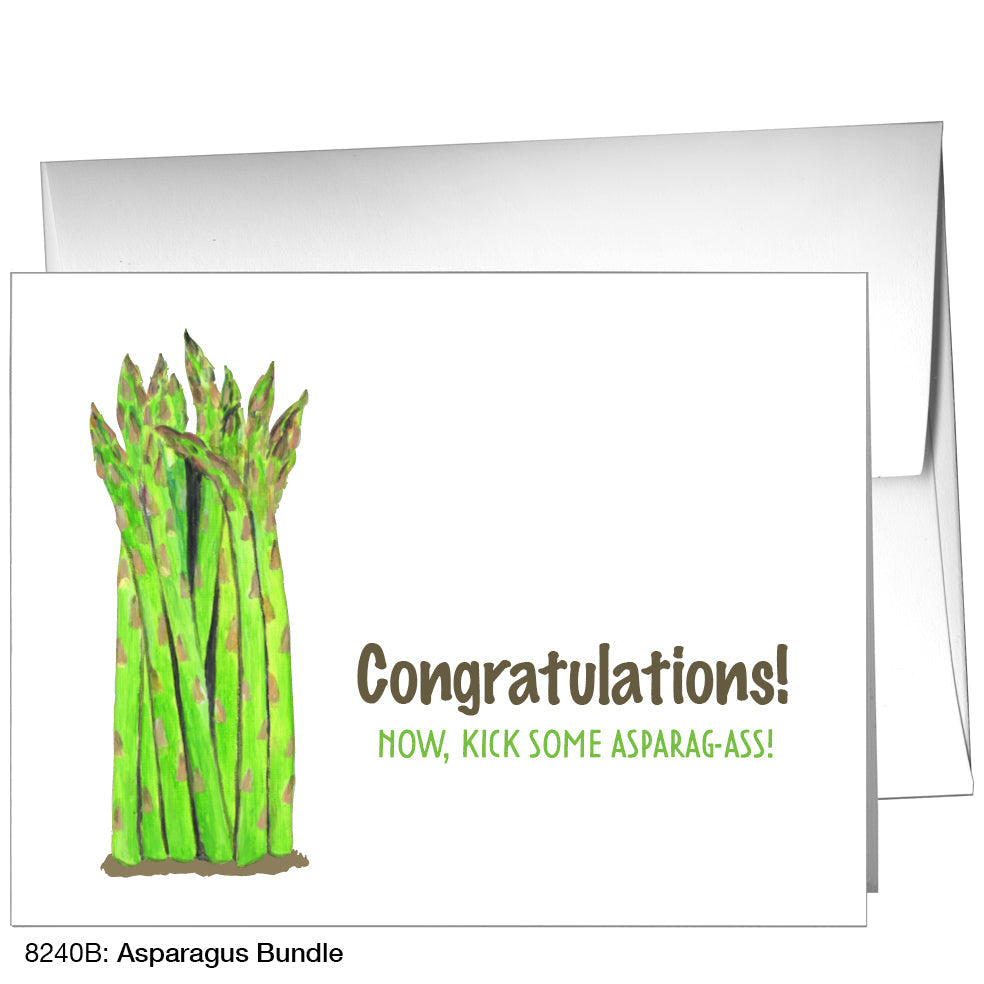 Asparagus Bundle, Greeting Card (8240B), A2, printedcanvas.com