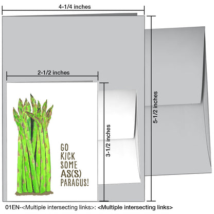 Asparagus Bundle, Greeting Card (8240C), Enclosure, printedcanvas.com