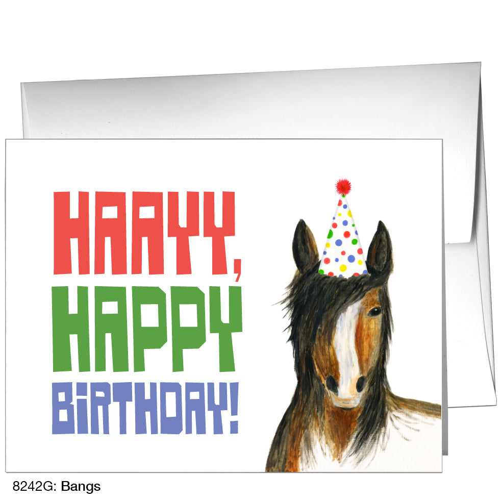 Bangs, Greeting Card (8242G), A2, printedcanvas.com