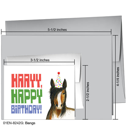 Bangs, Greeting Card (8242G), Enclosure, printedcanvas.com