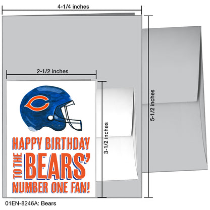 Bears, Greeting Card (8246A)