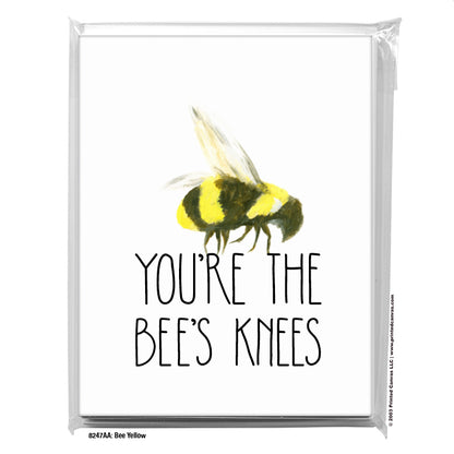 Bee Yellow, Greeting Card (#8247AA)