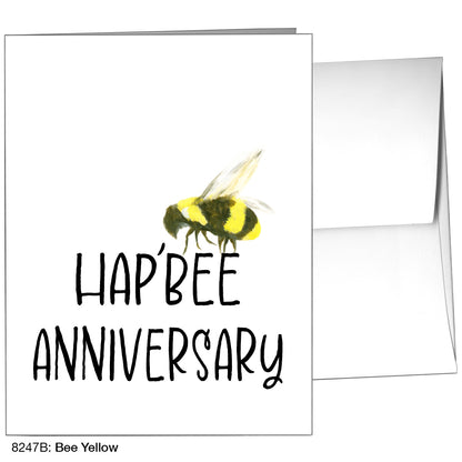 Bee Yellow, Greeting Card (8247B)