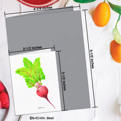 Beet, Greeting Card (8248A), Enclosure Card, www.printedcanvas.com