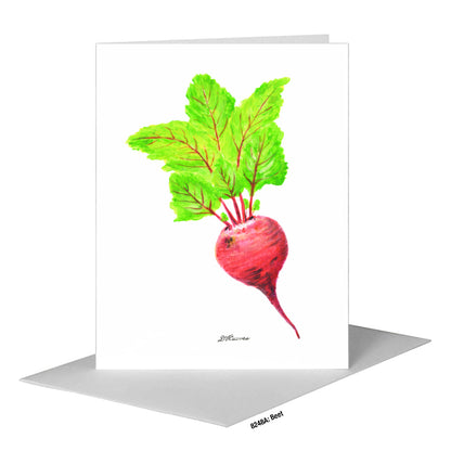 Beet, Greeting Card (#8248A)