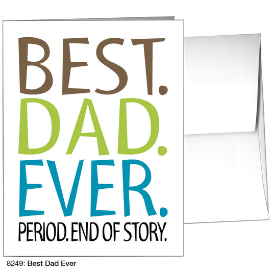 Best Dad Ever, Greeting Card (8249), A2, printedcanvas.com