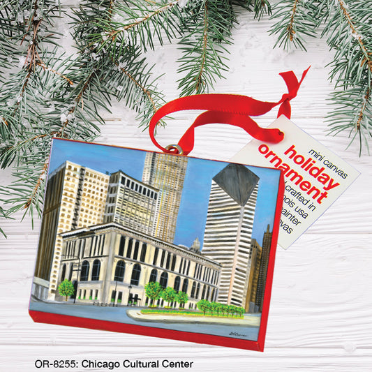 Chicago Cultural Center, Ornament (OR-8255), Front, printedcanvas.com
