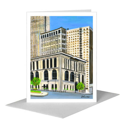 Chicago Cultural Center, Greeting Card (#8255A) A2 Card Front, www.printedcanvas.com