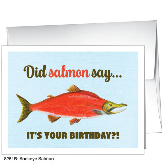 Sockeye Salmon, Greeting Card (8261B), A2, printedcanvas.com