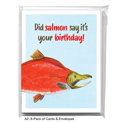 Sockeye Salmon, Greeting Card (8261C)