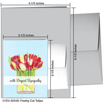 Freshly Cut Tulips, Greeting Card (8264B)