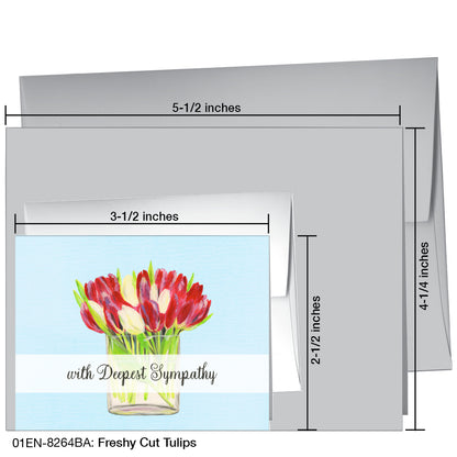 Freshly Cut Tulips, Greeting Card (8264BA)
