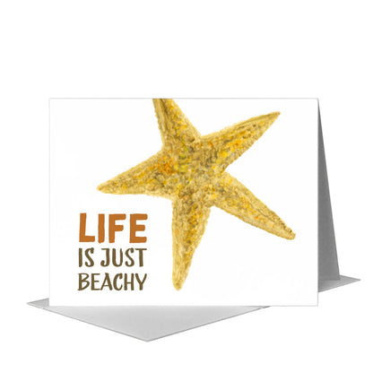 Starfish, Greeting Card (#8267A) A2 Card Front, www.printedcanvas.com