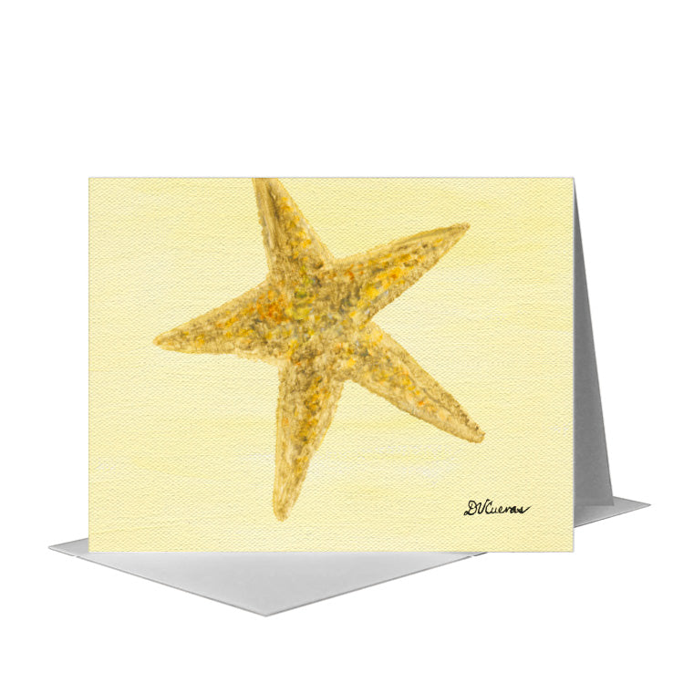 Starfish, Greeting Card (#8267B), A2 Card Front, www.printedcanvas.com