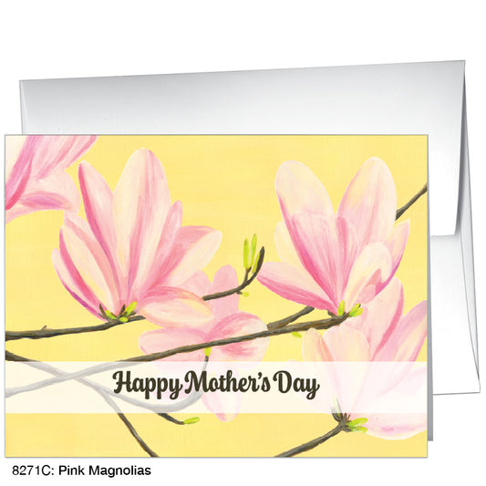 Pink Magnolias, Greeting Card (8271C), A2, printedcanvas.com